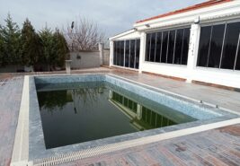 ÇORUM MERKEZE 9 KM MESAFEDE HİSSE TAPULU İÇİ LÜKS YAPILI HOBİ BAHÇESİ